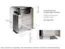 Elica SET NikolaTesla Fit Raw BR/A/60 Kochfeldabzug Induktion Schwarz Matt + KIT0167757 Installationsset Umluft