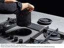 Elica SET NikolaTesla Flame Evo PRF0196343 Kochfeldabzug Gas Grau/Schwarz + Installationsset Umluft KIT0199835