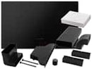 Elica SET NikolaTesla Fit XL Raw BR/A/83 Kochfeldabzug Induktion Schwarz Matt + KIT0167757 Installationsset Umluft