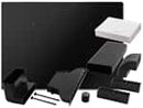 Elica SET NikolaTesla Fit Raw BR/A/72 Kochfeldabzug Induktion Schwarz Matt + KIT0167757 Installationsset Umluft