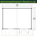 Butenas Gartenhaus ENZIAN - Typ S11