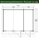 Butenas Gartenhaus ENZIAN - Typ S12