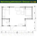 Butenas Gartenhaus ENZIAN - Typ S19