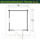 Butenas Gartenhaus ENZIAN - Typ S1
