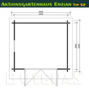 Butenas Gartenhaus ENZIAN - Typ S2 (klein)