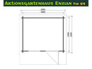Butenas Gartenhaus ENZIAN - Typ S4