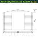 Butenas Gartenhaus ENZIAN - Typ S5
