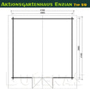 Butenas Gartenhaus ENZIAN - Typ S9