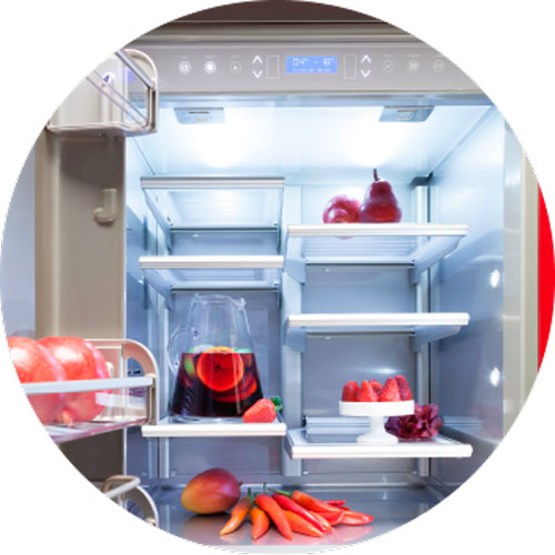 Fhiaba Side by Side Kühlschrank X-Pro XS5990FR, 75 cm, Edelstahl