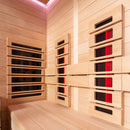 EAGO AWT Infrarotkabine E1250B-IR Hemlock 180x110 ohne Ofen