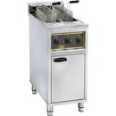 Stalgast ROLLER GRILL freestanding fryer with two 10L basins, 400x600x980 (WxDxH), 2x 6 kW