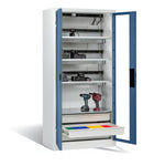 C+P Akkuladeschrank Serie 89, H1950xB930xT500mm
