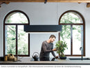 Falmec Levante Inselhaube 120 cm Glas/Schwarz