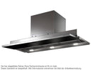 Falmec Move Flachschirmhaube 80 cm Edelstahl/Schwarz