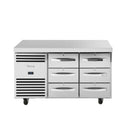 True Schubladen-Thekenkühlschrank TCR1/2