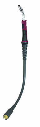 Elmag Schlauchpaket MBC UD24/4m, DØ 0,8/1,0/1,2mm, (3DT) inkl. UP/DOWN Leistungsregelung am Handgriff, Kohle-PTFE-Seele, Stützrohr, DrahtdüseØ 0,8mm, 1,0mm & 1,2mm/M6 für EDELSTAHL & MIG-Löten(250A CO2/220A Mischgas M21 @ 60% ED)