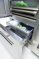 Fhiaba Kühlschrank-Freezer Brilliance BS7490TST, 75 cm, Edelstahl