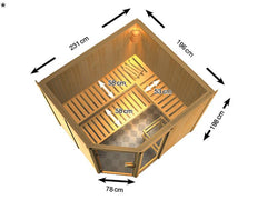 Karibu Sauna Fiona 3 – Vorschau 4