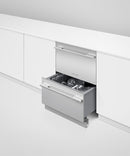 Fisher & Paykel Doppelte Schublade Spülmaschine DD60DDFHX9 Edelstahl