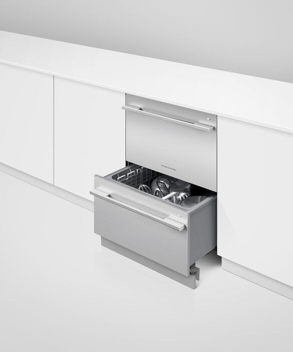 Fisher & Paykel Doppelte Schublade Spülmaschine DD60DDFHX9 Edelstahl