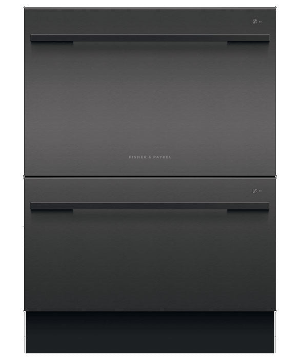 Fisher & Paykel Doppelte Schublade Spülmaschine DD60DDFHB9 matt Schwarz