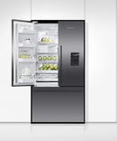 Fisher & Paykel Side by Side Kühlschrank RF540ADB5, 90 cm, Matt Schwarz INOX