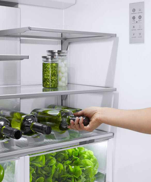 Fisher & Paykel Einbau Amerikanischer Kühlschrank RS90AU, 90 cm, ohne front