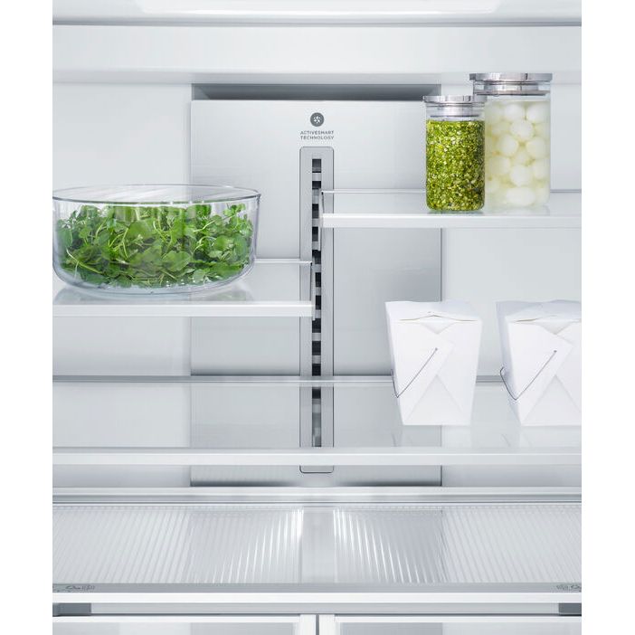 Fisher & Paykel Amerikanischer French Door Kühlschrank RSD80AU, 80 cm, Edelstahl