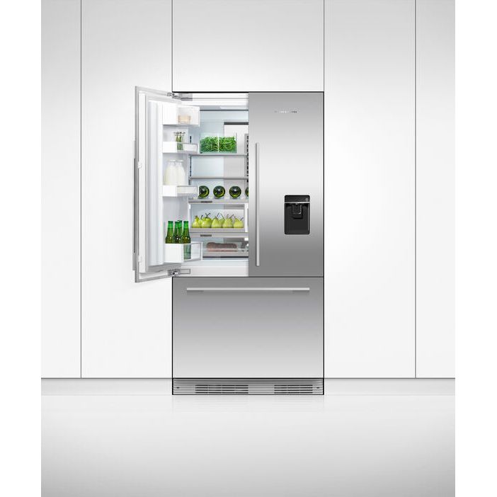 Fisher & Paykel Amerikanischer French Door Kühlschrank RSD80AU, 80 cm, Edelstahl
