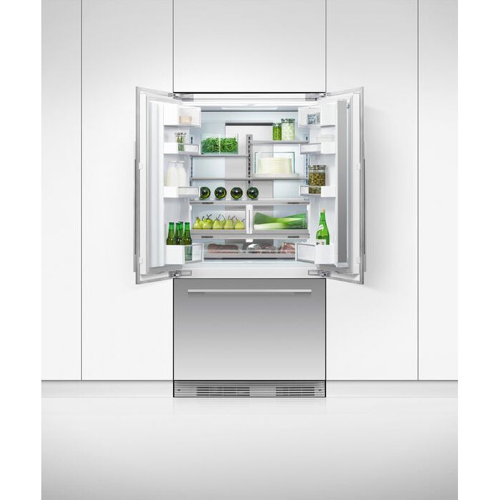 Fisher & Paykel Amerikanischer French Door Kühlschrank RSD80AU, 80 cm, Edelstahl