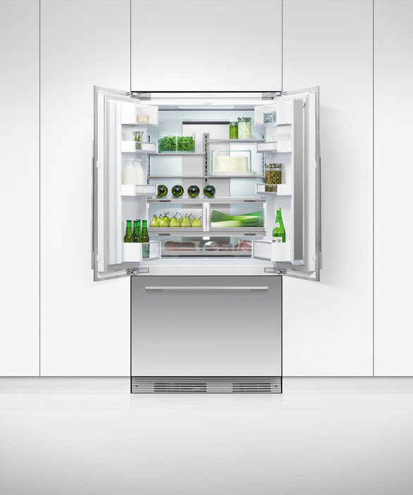 Fisher & Paykel Amerikanischer French Door Kühlschrank RSD80AU, 80 cm, Edelstahl