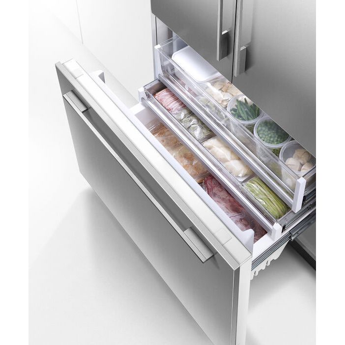 Fisher & Paykel Amerikanischer Kühlschrank RSD90A, 90 cm, Edelstahl
