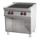 Casselin Elektroherd mit 4 Coup de Feu Platten und Unterbau 80 - Linie 700