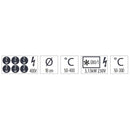 Casselin Elektroherd mit 6 Kochstellen und belüftetem Elektrobackofen GN 1/1 99 - Linie 6