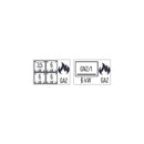 Casselin Gasherd mit 4 Kochstellen und Gasbackofen GN 2/1 80 - Linie 700