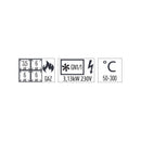Casselin Gasherd mit 4 Kochstellen und belüftetem Elektrobackofen GN 1/1 80 - Linie 700