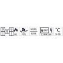 Casselin  Gasherd mit 5 Kochstellen und belüftetem Elektrobackofen GN 1/1 P99 - Linie 600