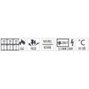 Casselin  Gasherd mit 6 Kochstellen und belüftetem Elektrobackofen GN 1/1 P99 - Linie 600