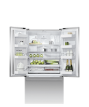 Fisher & Paykel Amerikanischer French Door Kühlschrank RSD80A, 80 cm, Edelstahl