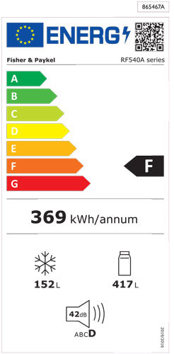 Fisher & Paykel Side by Side RF540ADUSX