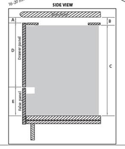 Fisher & Paykel Kühl Schublade RB9064S1 (RB36S25MKIW1 N)