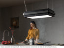Franke FMYS BK/AN F80 KL Mythos Masterpiece Suspended Inselhaube 80 cm Anthrazit/Schwarz Matt