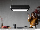 Franke FMYS BK/AN F80 KL Mythos Masterpiece Suspended Inselhaube 80 cm Anthrazit/Schwarz Matt