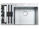 Franke Box Center BWX 220-54-27 A - 127.0558.824 Edelstahlspüle glatt