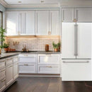 General Electric IO Mabe French Door Kühlschrank INO27JSPF 3WM, 91 cm, 765 Liter, Matt weiß Einbau