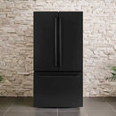 General Electric IO Mabe French Door Kühlschrank INO27JSPF 8BM-CBM, 92 cm, 765 Liter, Mattschwarz Freistehend