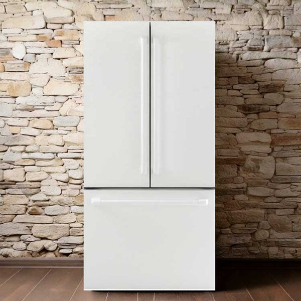 General Electric IO Mabe French Door Kühlschrank INO27JSPF 8WM-CWM, 92 cm, 765 Liter, Matt weiß Freistehend