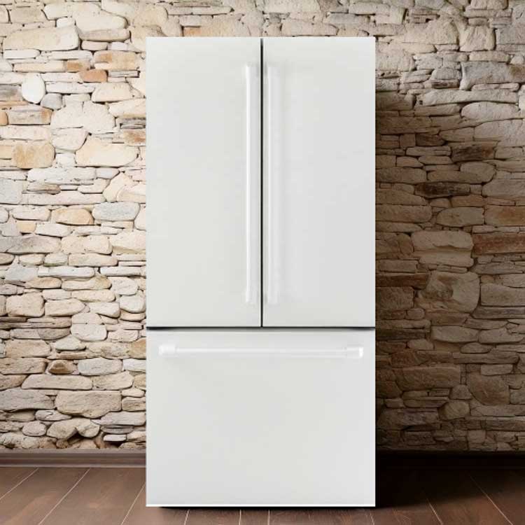 General Electric IO Mabe French Door Kühlschrank INO27JSPF 8WM-CWM, 92 cm, 765 Liter, Matt weiß Freistehend