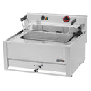 Casselin Elektrische Fritteuse zum Aufstellen mit Ablassventil 16 L 66 - Linie 600