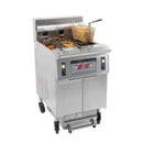 Casselin Elektrische Friteuse mit Filterung 12 + 22 Liter 8,5+17kW